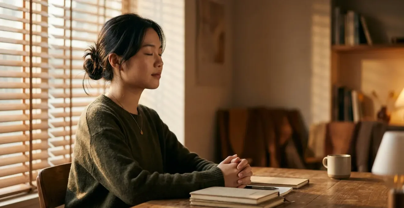 Étudiant en pleine concentration lors de ses révisions, illustrant la maîtrise du stress avant les examens