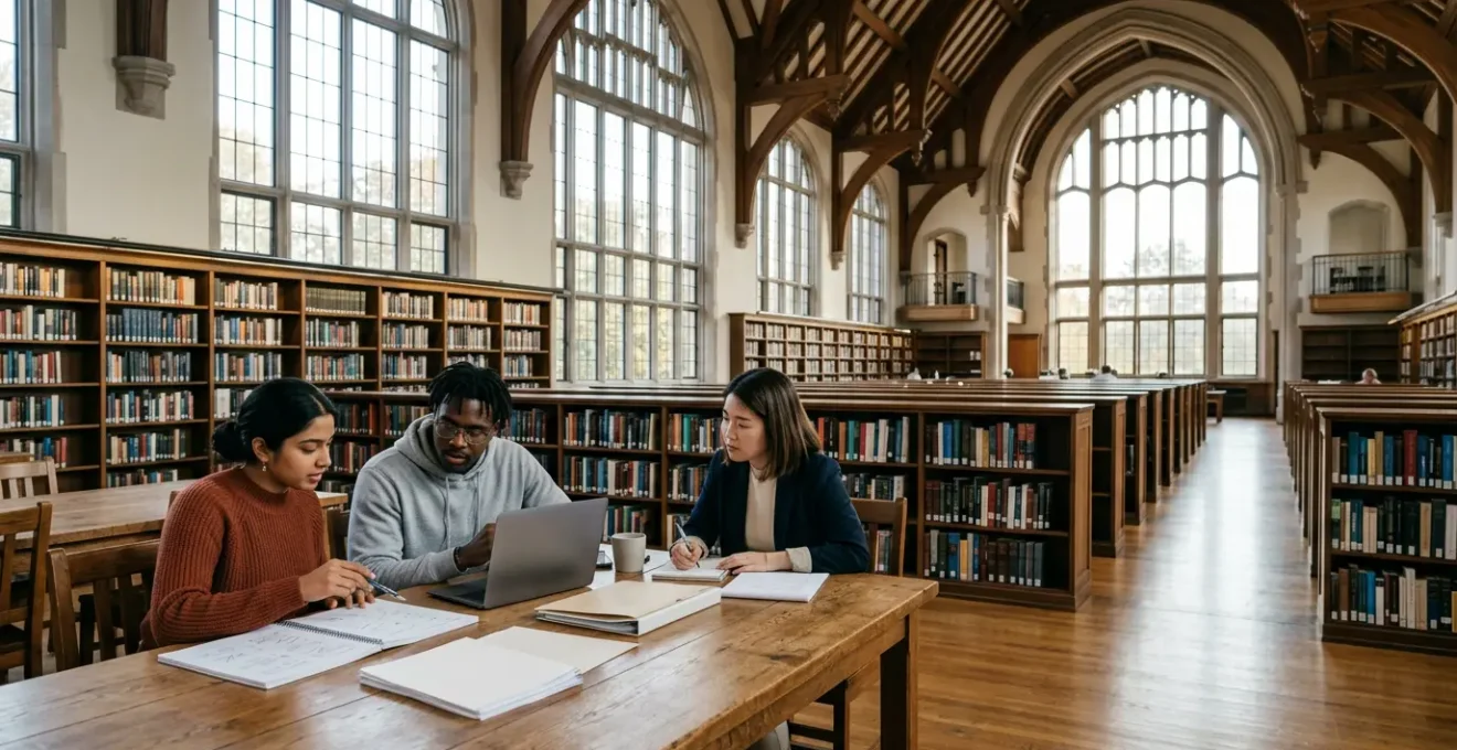 Étudiants internationaux préparant leurs dossiers de visa pour études au Canada et aux États-Unis