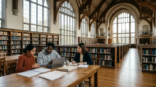 Étudiants internationaux préparant leurs dossiers de visa pour études au Canada et aux États-Unis