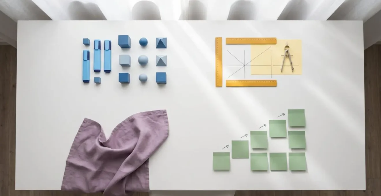 Représentation visuelle d'une matrice de diagnostic des lacunes d'apprentissage