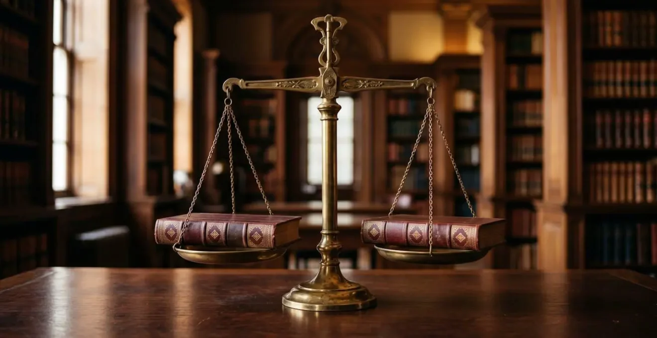Représentation symbolique de l'équilibre parfait d'un plan bipartite avec une balance de justice
